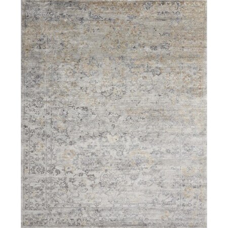 Loloi 5 ft. 6 in. x 8 ft. 6 in. Mirage Rectangular Shape Hand Knotted Area Rug- Iron MIGEMK-01IR005686